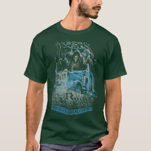 Camiseta Camión de hombres teme que siempre esté en tu espe