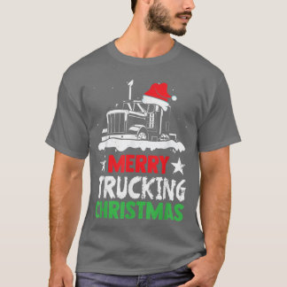 Camiseta Camión De Humor Para Adultos Con Navidades De Cami