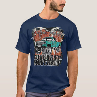 Camiseta Camión De Impresión De Vacas Dodando Baches En Mi 