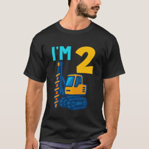 Camiseta Camión de juguete de plataforma de perforación Cum