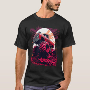 Camiseta Camión de Monster Gran Estilo