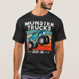 Camiseta Camión de Monstruo Cute Para Los Hombres Es Mi Ata