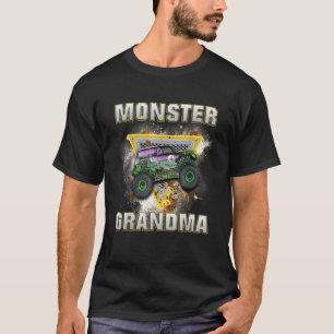 Camiseta Camión de Monstruo de Abuela Monstruo es mi Jam Tr