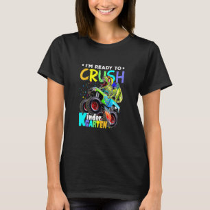 Camiseta Camión de Monstruo de Dinosaurios Crush Kindergart