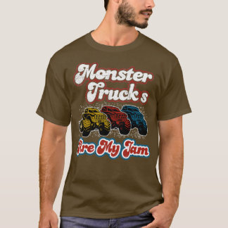 Camiseta Camión de monstruo de época es mi mermelada para l