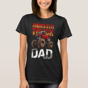 Camiseta Camión de Monstruo de Papá Retro Monstruo Vintage