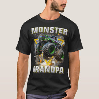 Camiseta Camión de Monstruo del Abuelo del Camión es mi Jam