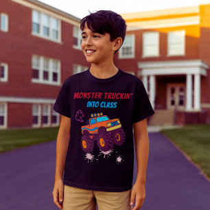 Camiseta Camión de Monstruo "en clase"