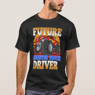 Camiseta Camión de Monstruo Futuro Conductor de Camión Vint