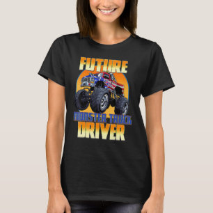 Camiseta Camión de Monstruo Futuro Conductor de Camión Vint
