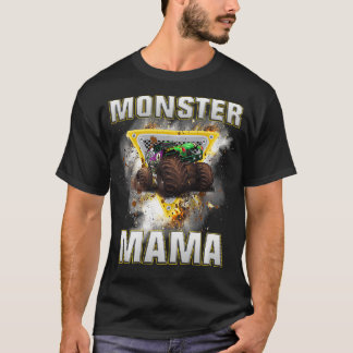 Camiseta Camión de Monstruo Monstruo Mama Retro