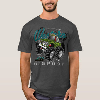 Camiseta Camión de Monstruo Occidental