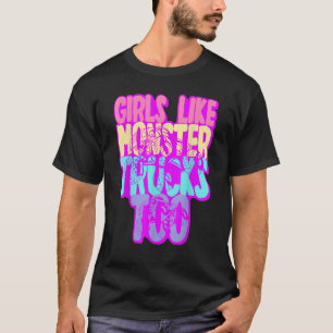Camiseta Camión de Monstruo para Mujeres y Chicas de Gran E