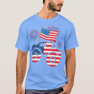 Camiseta Camión De Monstruo Patriótico Estadounidense 4 De 