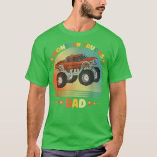 Camiseta Camión de Monstruo Retro de Papá