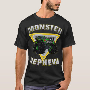 Camiseta Camión de Monstruo Retro del Sobrino