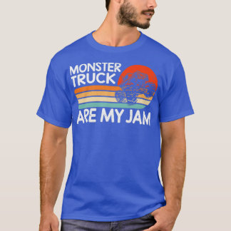 Camiseta Camión de Monstruo Retro Vintage Son Mis Hombres D