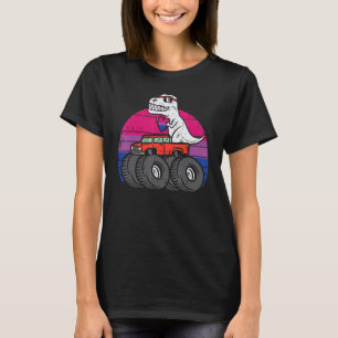 Camiseta Camión de Monstruo Trex para hombres Bisexual Suns