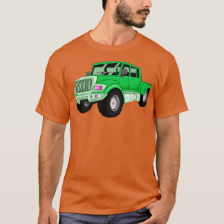 Camiseta Camión de Monstruo Verde Vintage