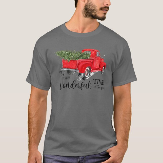 Camiseta Camión de navidades es el momento más maravilloso  (Anverso)