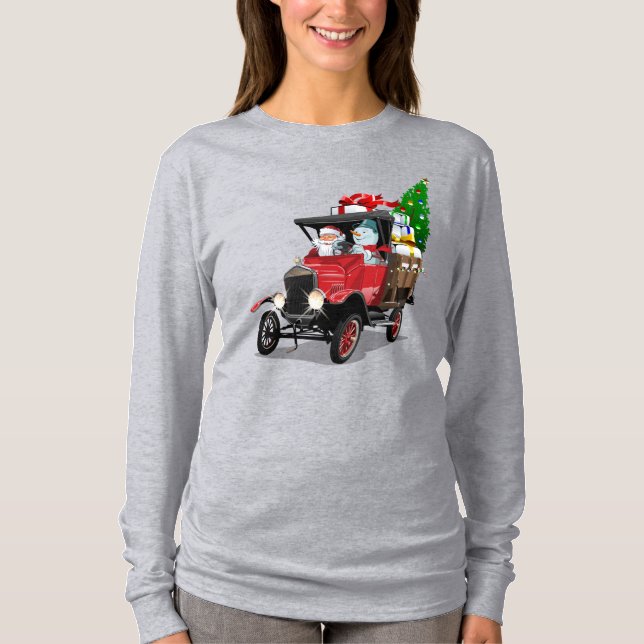 Camiseta Camión de Navidades personalizados (Anverso)