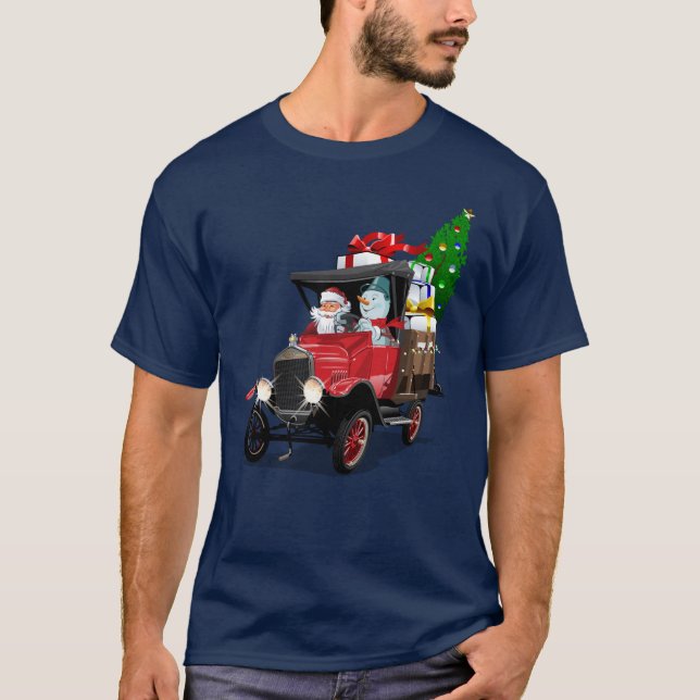 Camiseta Camión de Navidades personalizados (Anverso)