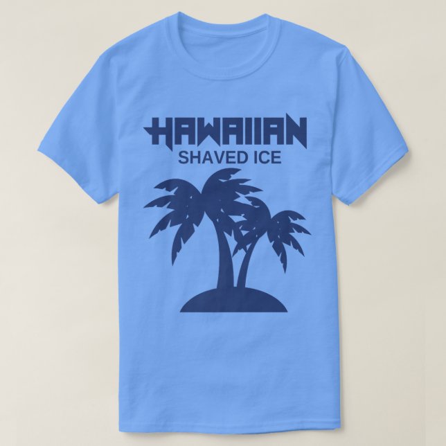 Camiseta Camión de nieve mojado de hielo hawaiano shave Ice (Diseño del anverso)