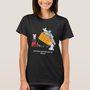 Camiseta Camión de Pascua para la entrega de huevos
