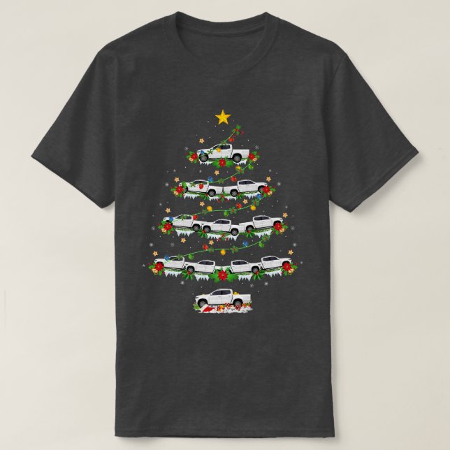 Camiseta Camión de recogida a Navidades de Camión de Santa  (Diseño del anverso)