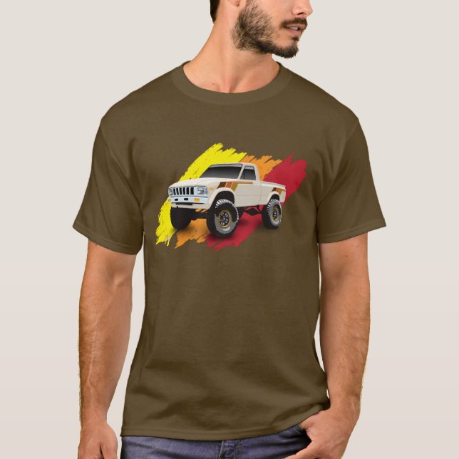 Camiseta Camión de recogida clásico 1983 Hilux 4wd T-Shirt (Anverso)