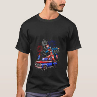 Camiseta Camión De Recogida De Hombre Dabbing 4 De Julio Fl