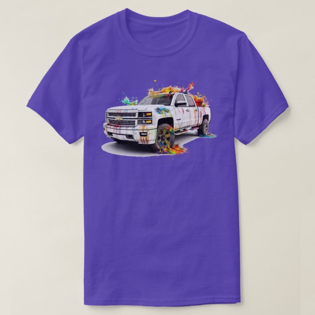 Camiseta Camión de recolección de Silverado (Diseño del anverso)