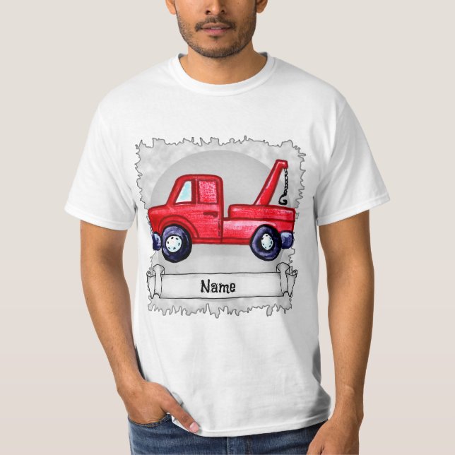 Camiseta Camión de remolque (Anverso)