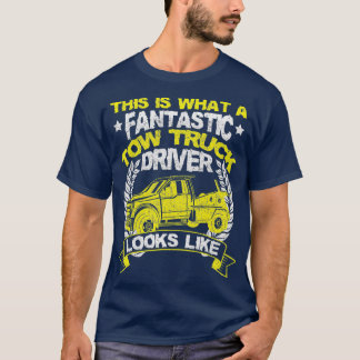 Camiseta Camión de remolque de remolque de recuperación con