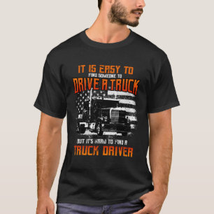 Camiseta Camión de remolque de remolque de regalos de camió