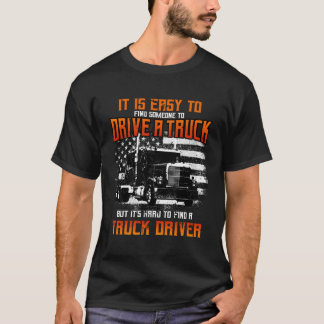 Camiseta Camión de remolque de remolque de regalos de camió