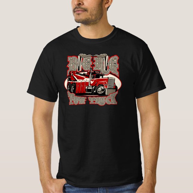 Camiseta camión de remolque personalizado (Anverso)