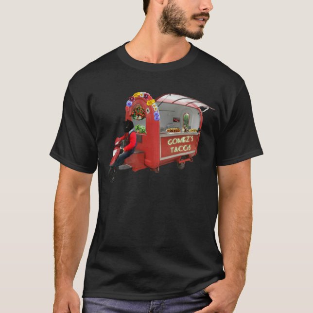 Camiseta Camión de tacos de Gomez  (Anverso)