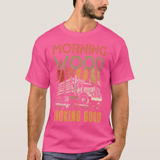Camiseta Camión de troncos Camión de madera Camión de regis