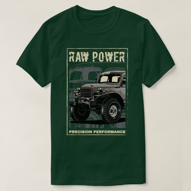 Camiseta Camión de vagón eléctrico (Diseño del anverso)