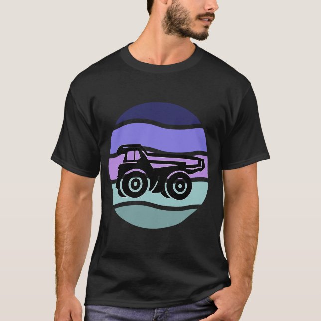 Camiseta Camión de volcado Guay para cargador de ruedas y c (Anverso)