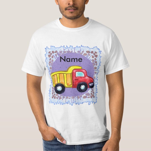 Camiseta Camión de Volquete Clásico (Anverso)