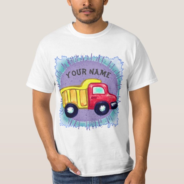 Camiseta Camión de volteo  (Anverso)