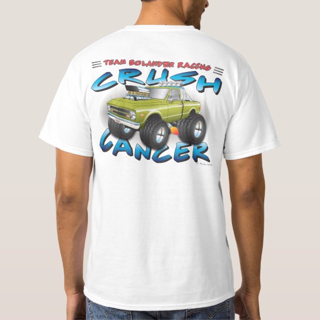 Camiseta Camión del cáncer del agolpamiento de Bolander (Reverso)