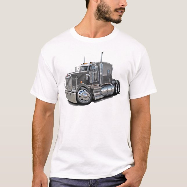 Camiseta Camión del gris de Kenworth w900 (Anverso)