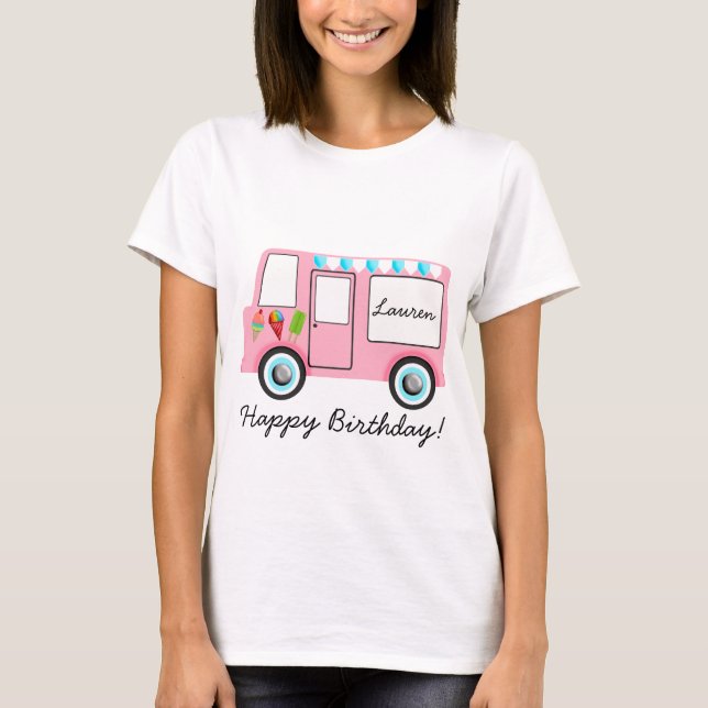Camiseta Camión del helado (Anverso)