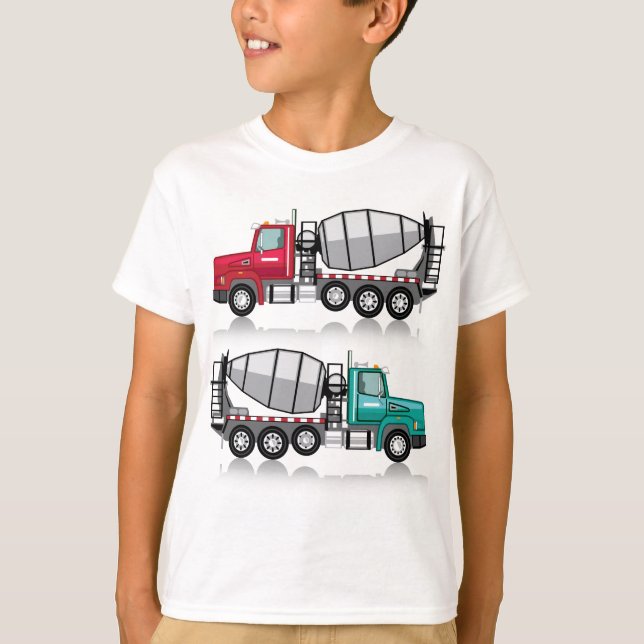 Camiseta Camión del mezclador concreto (Anverso)