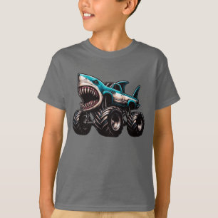 Camiseta Camión del monstruo del tiburón