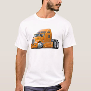 Camiseta Camión del naranja de Kenworth 660