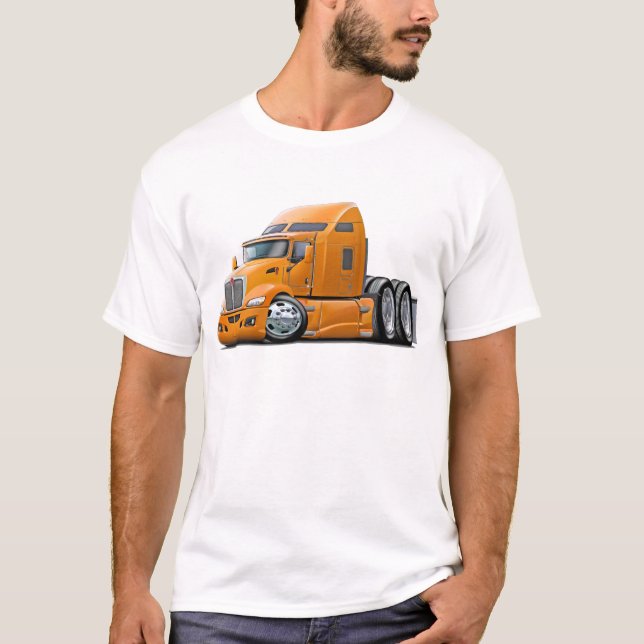 Camiseta Camión del naranja de Kenworth 660 (Anverso)